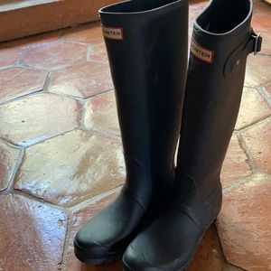 Hunter Rain Boots black